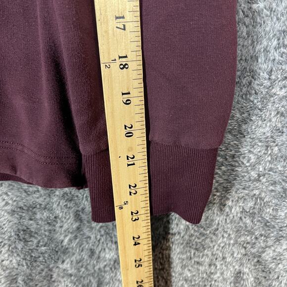 Athleta Hoodie Womens Large Embroidered Floral Pullover Sweatshirt Pockets - Picture 7 of 8